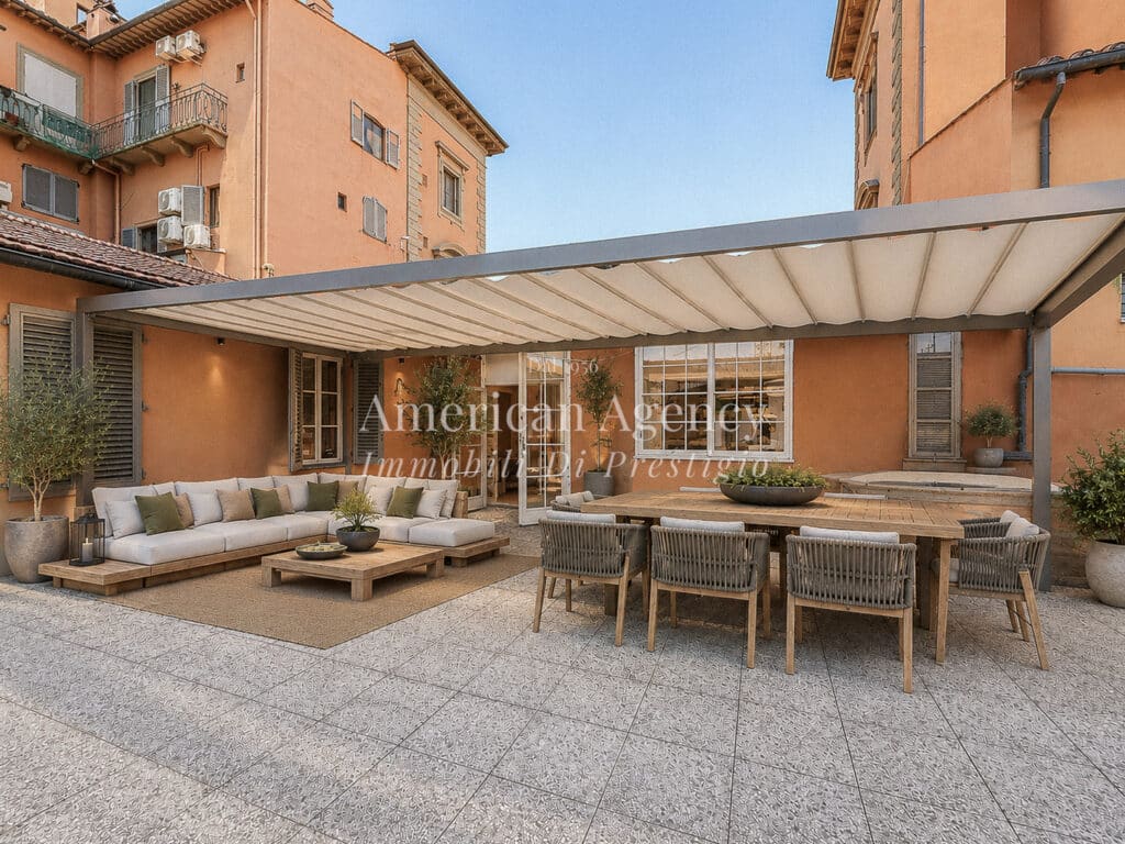 Terrazza abitabile residenza di prestigio Firenze